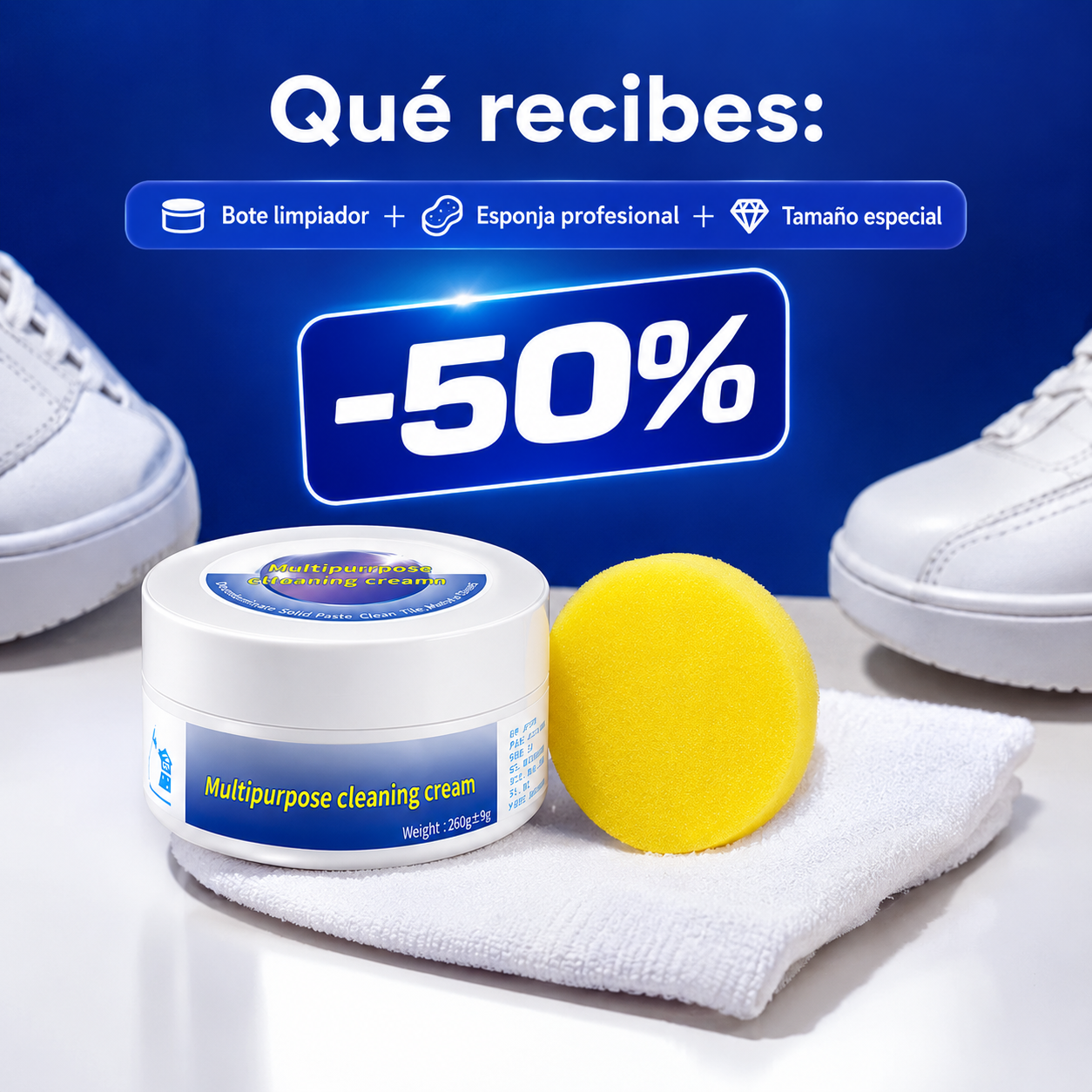 NOVAC: Crema de limpieza para zapatillas