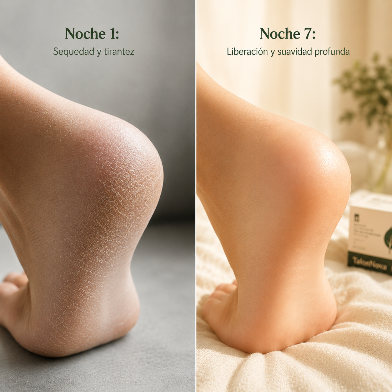 Talonnova – Calcetines de Gel Hidratante para Talones Agrietados