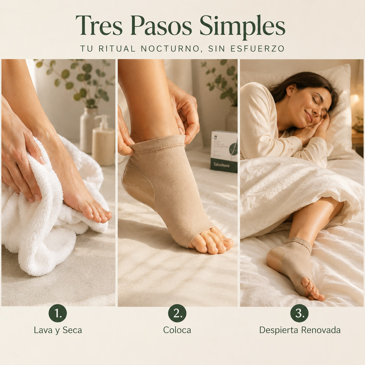 Talonnova – Calcetines de Gel Hidratante para Talones Agrietados