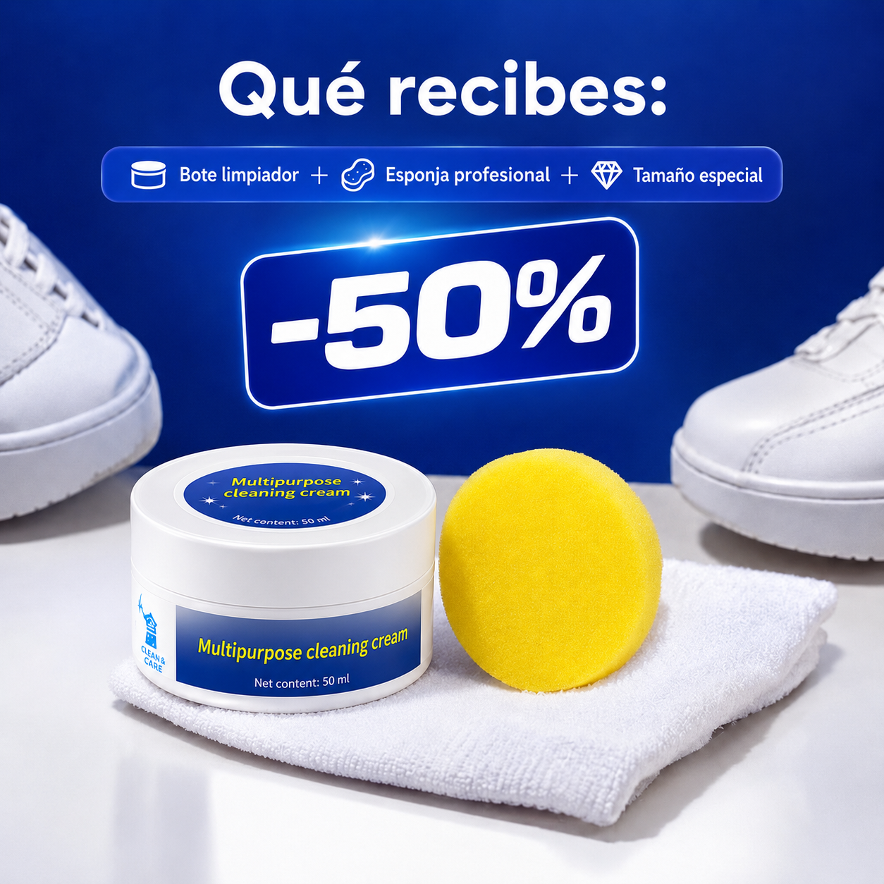 NOVAC: Crema de limpieza para zapatillas
